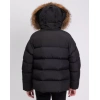 DSQUARED2 Down Puffer Jacket IT46 US36 S Raccoon Fur Zipped Sides Hood - Image 5