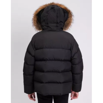 DSQUARED2 Down Puffer Jacket IT46 US36 S Raccoon Fur Zipped Sides Hood - Image 5