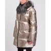 RRP €2115 FABIANA FILIPPI Down Quilted Coat IT46 UK16 US-L Padded Fox Fur - Image 3