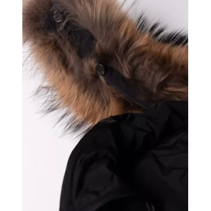 DSQUARED2 Down Puffer Jacket IT46 US36 S Raccoon Fur Zipped Sides Hood - Image 8