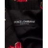 RRP €3580 DOLCE & GABBANA Jacquard Long Coat IT36 US0 UK4 XXS Silk Blend Floral - Image 4