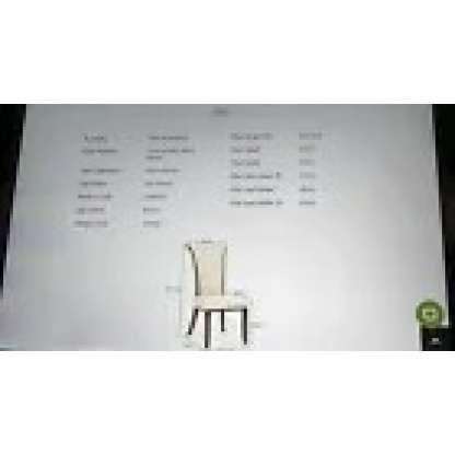 Lorient Faux Leather Cream Dining Chairs - Image 6